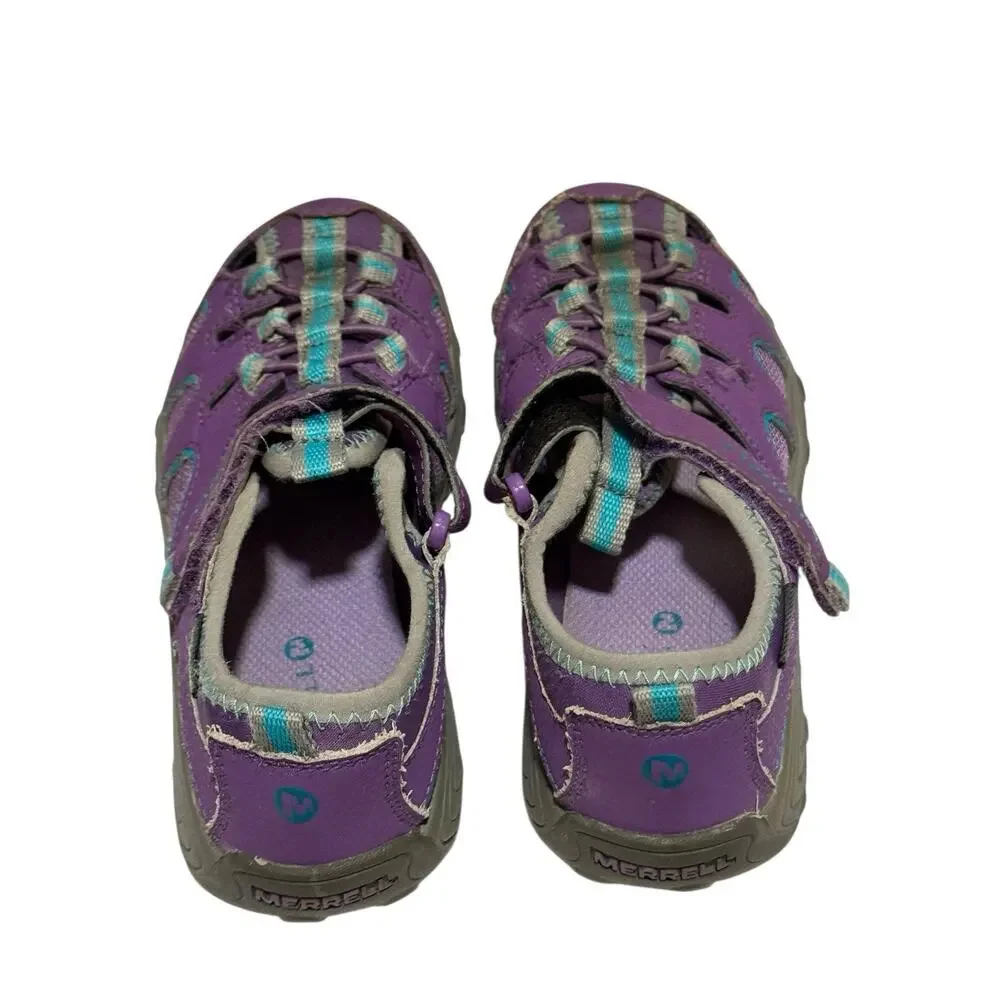 Merrell Girls Shoes 1W Purple ML-Girls H2O Hiker Sandal Sport Hydro Waterproof